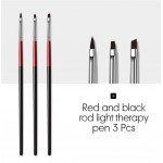 Pensule de Gel UV si Acril pentru constructie, 3 bucati, art PNS24 Pensule de Gel UV si Acril pentru constructie, 3 bucati, art PNS24